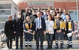 Başkan Kaplan sağlıkçıları unutmadı