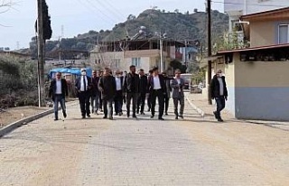 Başkan Özcan, yol çalışmalarını yerinde inceledi