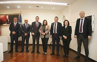 CHP Genel Merkezi’nden gelen heyet, Başkan Çerçioğlu...