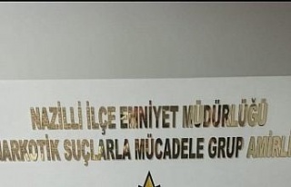 Nazilli polisinden uyuşturucu operasyonu