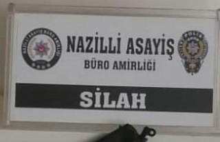 Polisten kaçan şüpheliden silah ele geçirildi