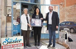 Söke’nin 83 yaşındaki berberi Halil Arabacı’yı...