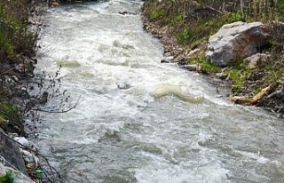 Yağışlı havalar Köşk Çayı’nı coşturdu