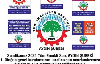 2021 TÜM EMEKLİLER SENDİKASI AYDIN ŞUBE SEÇİME...