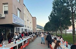 ADÜ Buharkent MYO iftar yemeğinde bir araya geldi