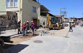 Arslanlı Mahallesi’nde yol bakım çalışmaları...