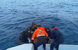 Aydın’da 7 düzensiz göçmen kurtarıldı
