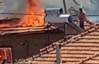 Aydın’da çıkan yangında ev kullanılamaz hale...