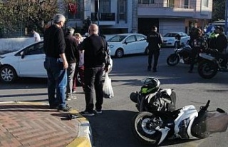 Aydın’da motosiklet ile otomobil çarpıştı:...