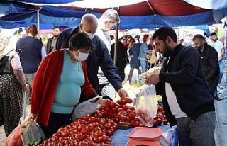Aydın’da semt pazarlarının ateşi düştü