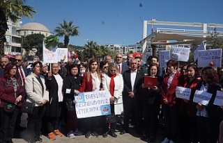 CHP KADIN KOLLARINDAN ZAMLARA TEPKİ