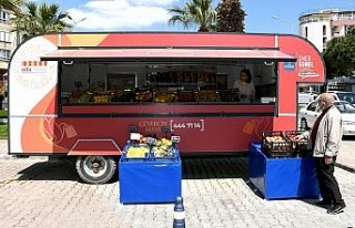 Halk Adamarket Karavanı hizmete girdi