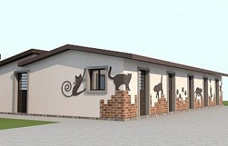 Kuşadası Belediyesi kedi tedavi ünitesi yapımında...