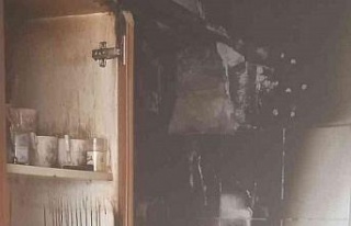 Ocakta unutulan yemek, hastanelik etti