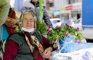 Didim Belediyesi’nden kadınlara binlerce çiçek