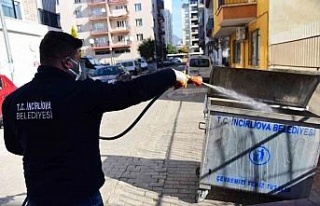 İncirliova’da ilaçlama çalışmaları sürüyor