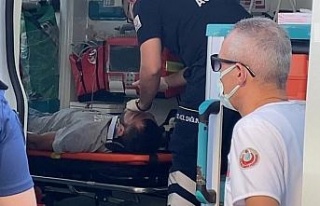 Kazanın şiddeti ile araç içerisinde bayıldı