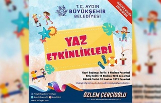 Aydın Büyükşehir Belediyesi’nin yaz etkinliklerine...