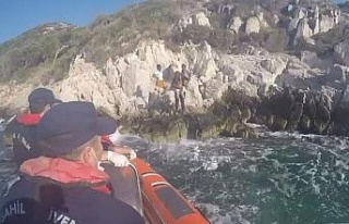 Aydın’da 50 düzensiz göçmen kurtarıldı