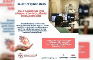 Aydın’da 5 ayda 2 bin hastaya sanal anjiyo yapıldı