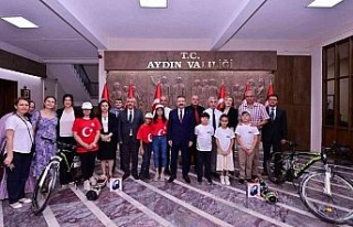 Aydın’da kazananlar ödüllerini aldı