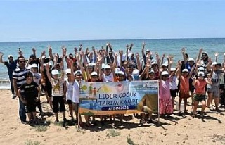 Aydınlı öğrenciler ’Lider Çocuk Tarım Kampı’nda...