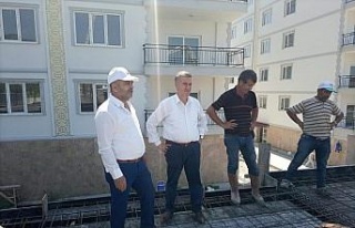 Buharkent’te toplu konut projesinde son 2 bloğun...