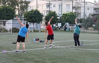 Didimliler daha sağlıklı bir hayat için spor yapıyor
