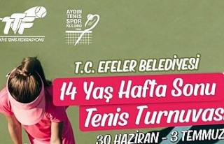 Efeler’de ’Tenis Turnuvası’ heyecanı
