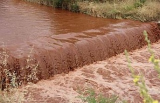 Selden sonra Aydın’da akarsuların rengi değişti