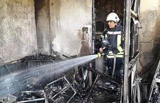Aydın’da ev yangını