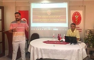 Aydın’da veterinerler hekimlere yönelik hizmet...