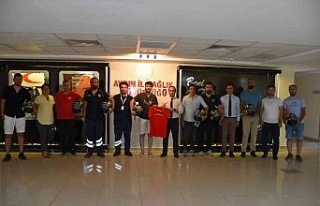 Aydın’ın motorize kahramanlarına özel tasarım...