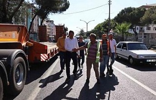 Nazilli’de bozulan yollar yapıldı