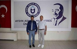 Rektör Aldemir mevkidaşı Yıldız’ı ağırladı