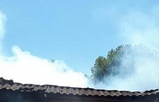 Söke’deki yangında ev kullanılamaz hale geldi