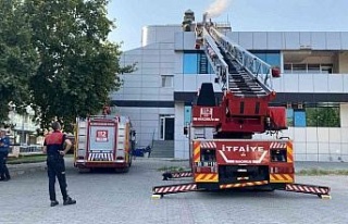 Aydın Polisevi’nde yangın paniği