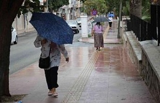 Aydın’da beklenen yağış başladı
