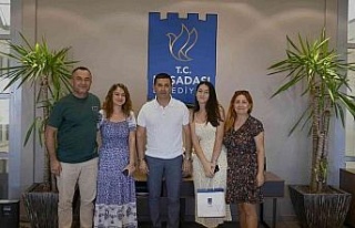 Başkan Günel, genç hukukçu adayını ağırladı