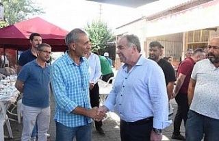 Başkan Öndeş, sanayi esnafıyla kahvaltıda bir...