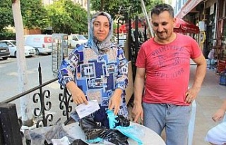 Eşofman takımı aldılar, kargodan çaput parçaları...