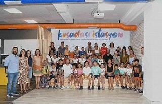 Kuşadası İstasyon Topluluk Merkezi’nde miniklerin...