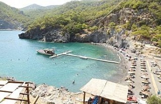 Ortaca Aşı Koyu, görenleri mest ediyor