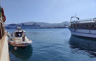 Teknenin pervanesi ayağını kopardı