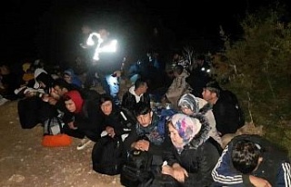 Aydın’da 122 düzensiz göçmen ile bir organizatör...