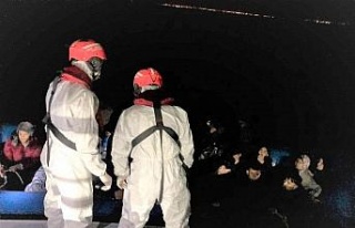Aydın’da 52 düzensiz göçmen kurtarıldı