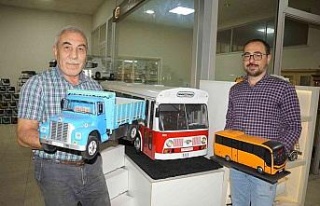 Aydın’da başladı dünyaya yayıldı, maket araçlar...