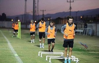 Nazilli Belediyespor Düzce maçı hazırlıklarına...