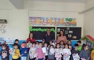 Söke’de minik öğrencilere Jandarma’dan trafik...