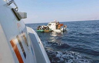 Yunanistan’a geçmeye çalışan 43 düzensiz göçmen...